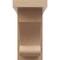 Ekena Millwork 4"W x 8"D x 8"H Classic Alma Rough Cedar Woodgrain TimberThane Corbel, Primed Tan CORUR04X08X08ALMRCPR - alternate 3